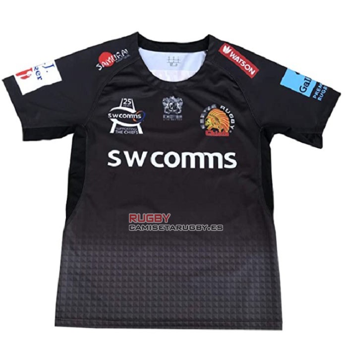 Camiseta Exeter Chiefs Rugby 2020 Negro